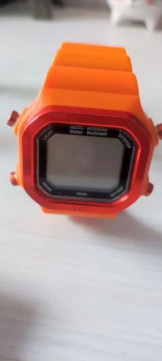 Relógio Digital Masculino Laranja(Champion Yot)