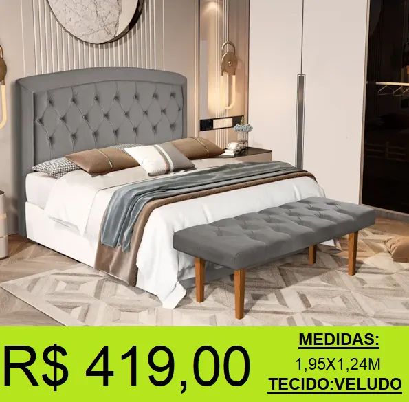 Cabeceira maravilhosa moderna - Foto 4
