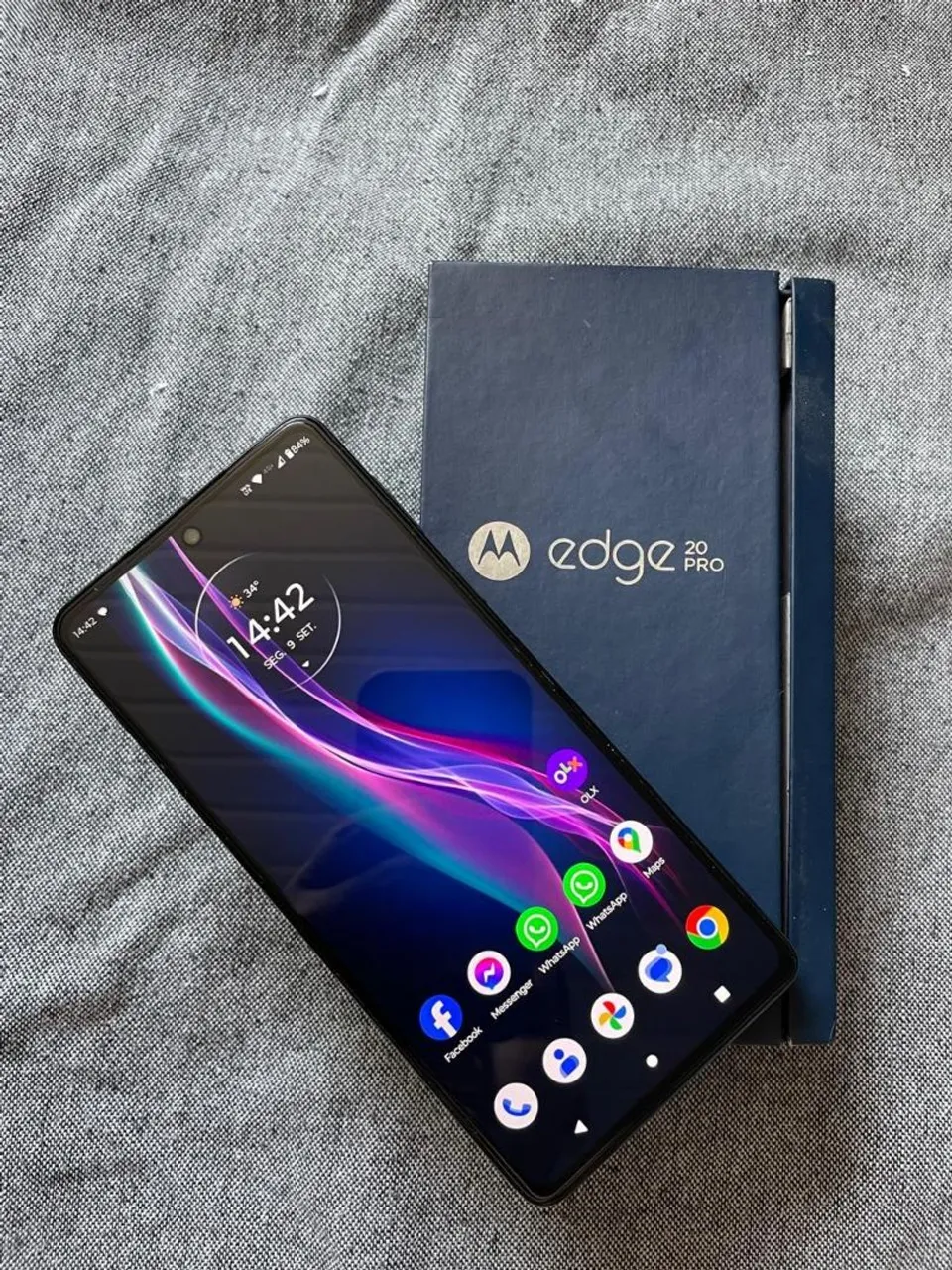 Celular motorola Moto Edge 20 pro 256GB + 15GB Ram NFC 5G ( PARCELO NO CARTÃO )