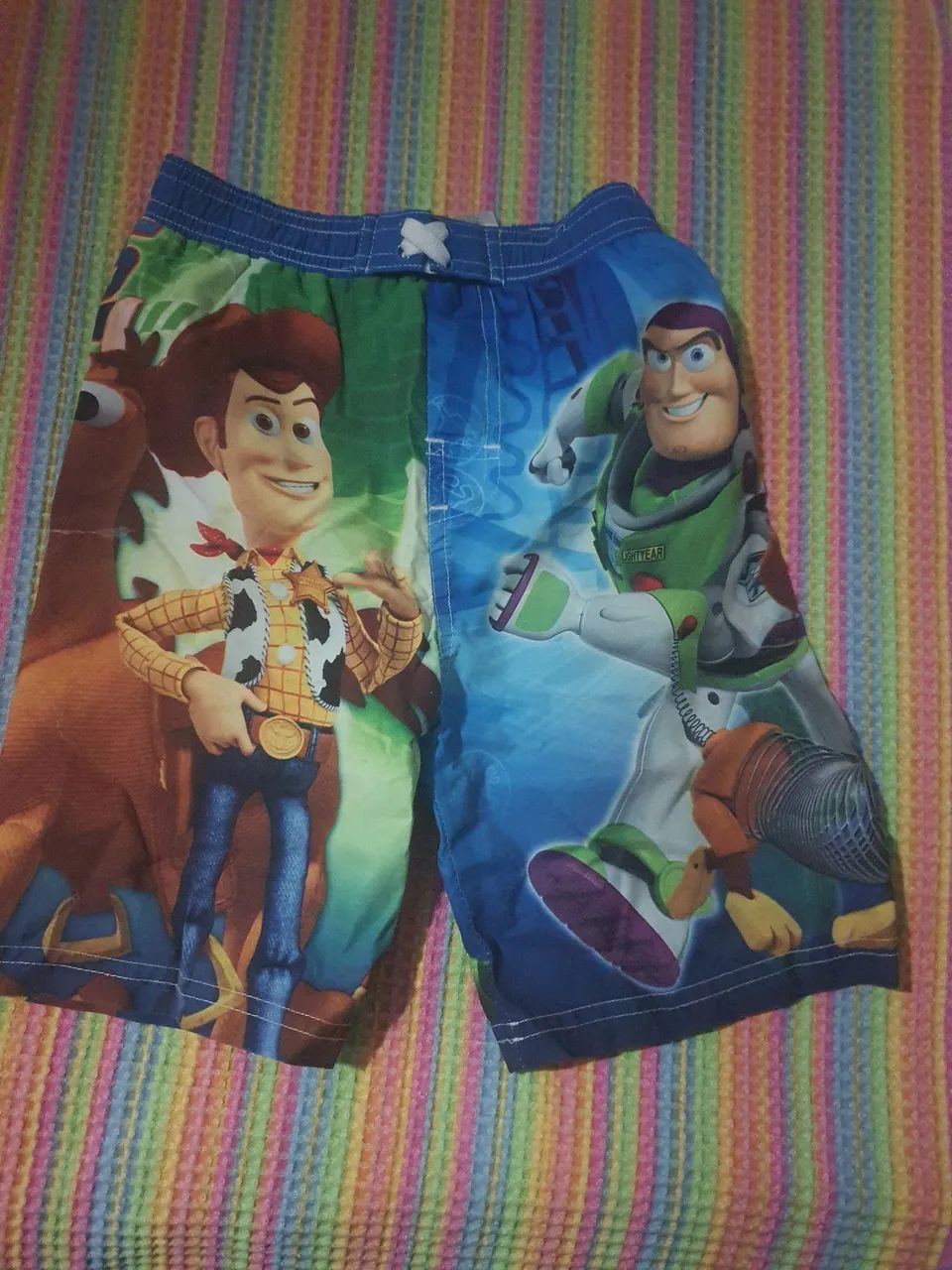 Bermuda Infantil Disney Toy Story - Praia/Piscina - Tamanho 4T