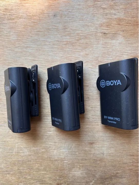 Kit de Microfone Sem Fio Boya BY-WM4 PRO - Novo - Foto 2