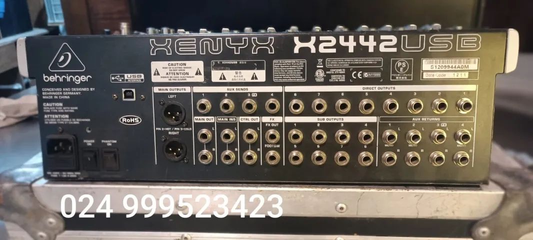 Mesa de Som Behringer X2442 USB Xenyx - Foto 3
