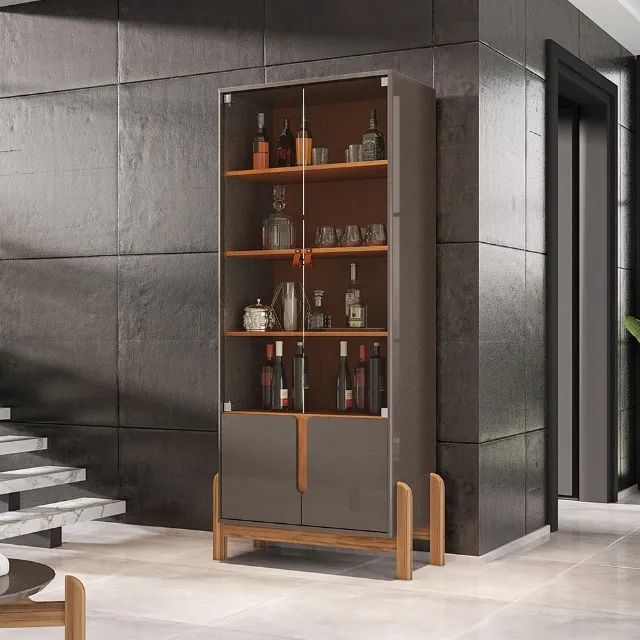 Cristaleira Veneza Premium Com Vidro