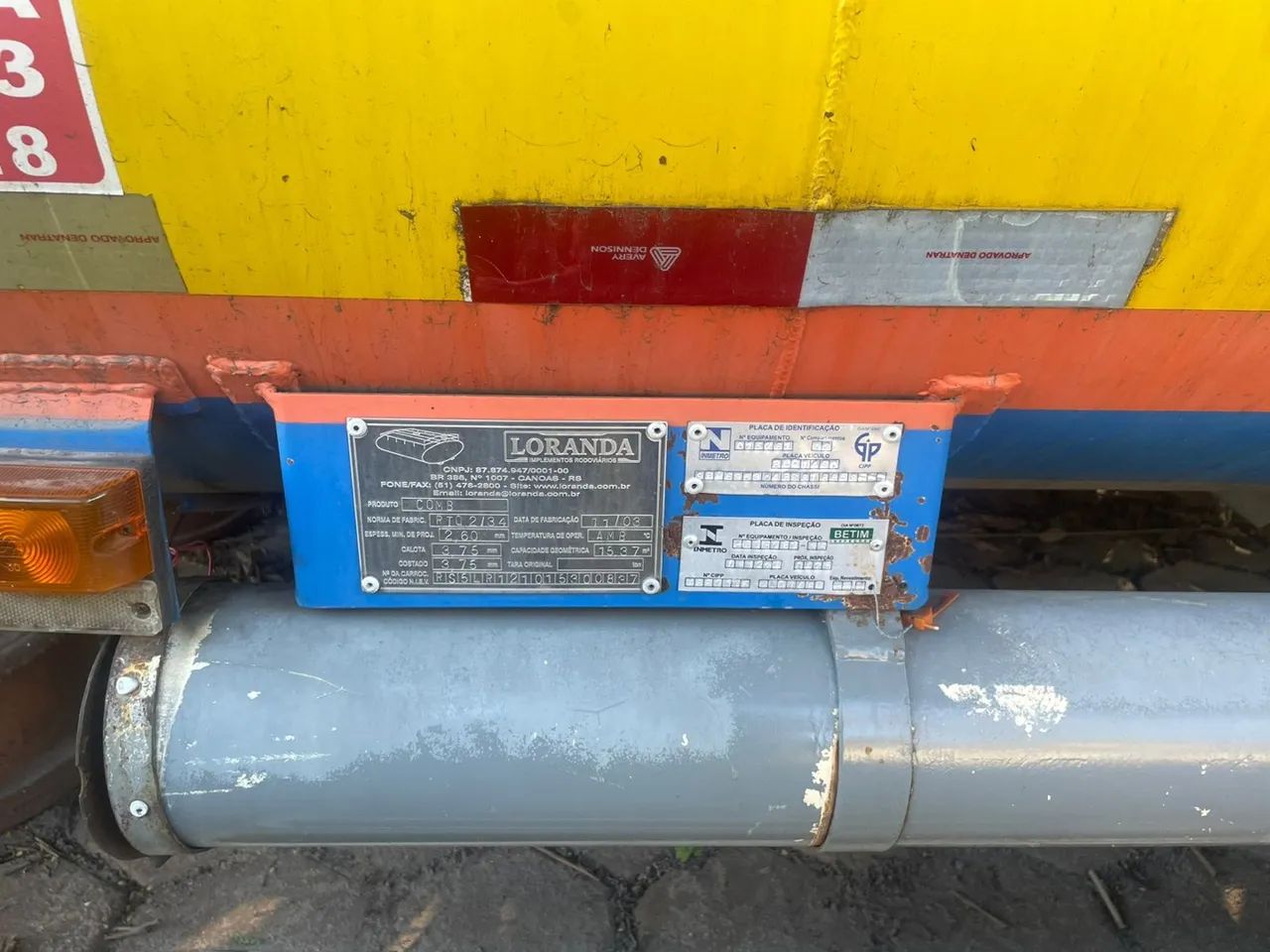 Tanque sob chassis combustível água  - Foto 2