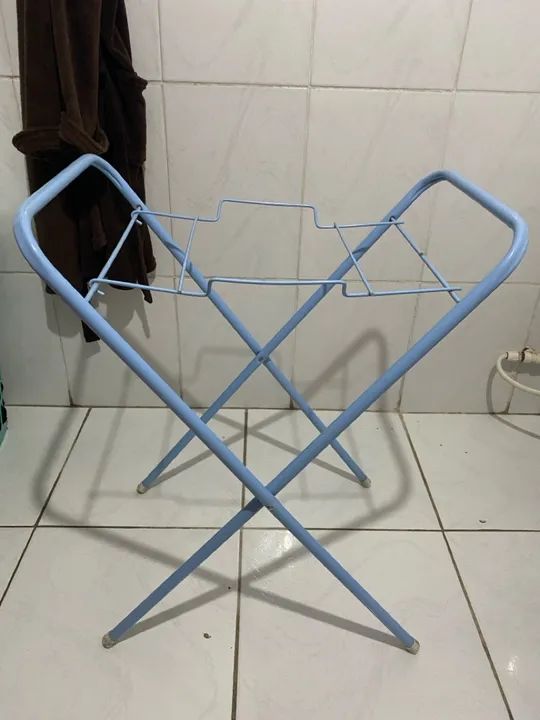 Suporte para Banheira de bebê Dobrável Azul Cosmos  - Foto 3