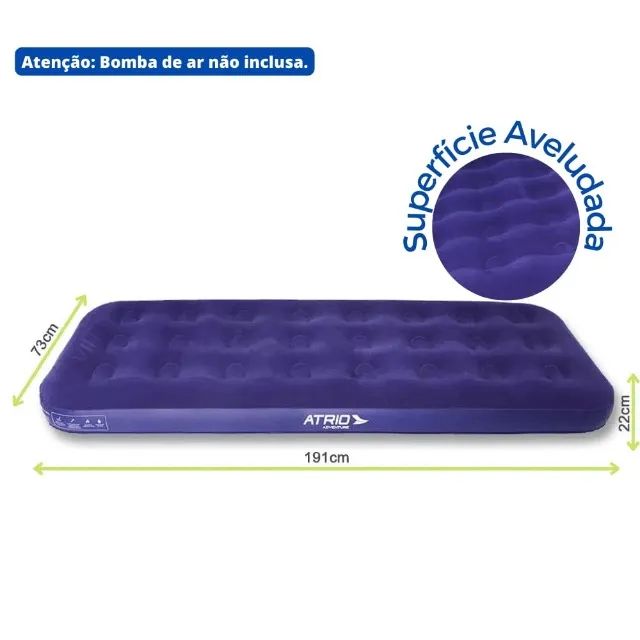 Colchão Inflável ATRIO - Solteiro - Foto 2