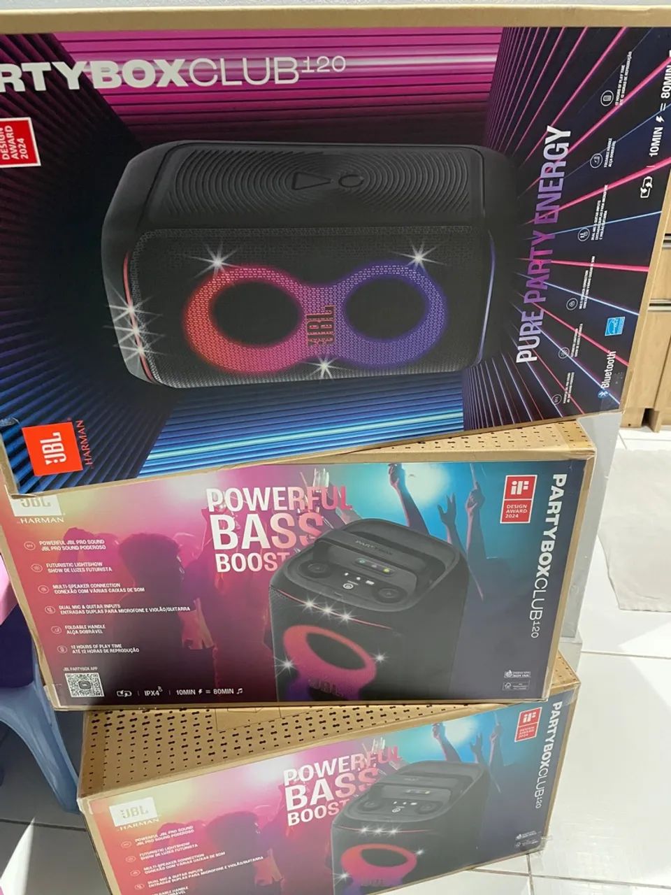 JBL PartyBox Club 120 - LACRADA / NF - Foto 2