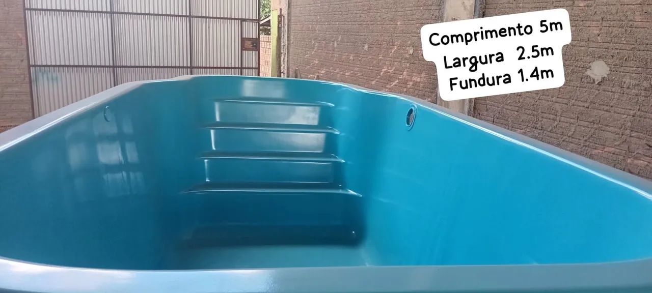 Piscina de fibra para seu jardim - Foto 2