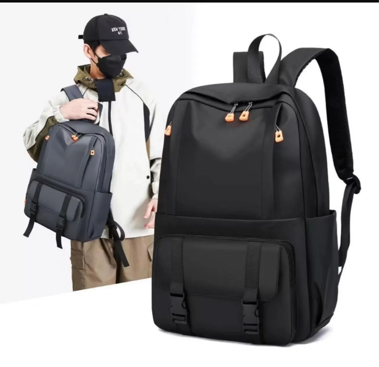 Mochila Notebook Escolar Executiva Masculina Feminina Bolsa Resistente Impermeável  - Foto 4