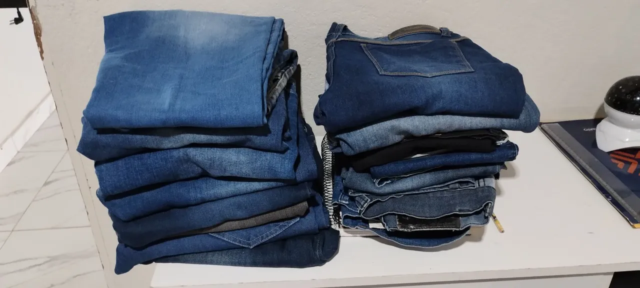 Calças Jeans - Pacote com 10 peças