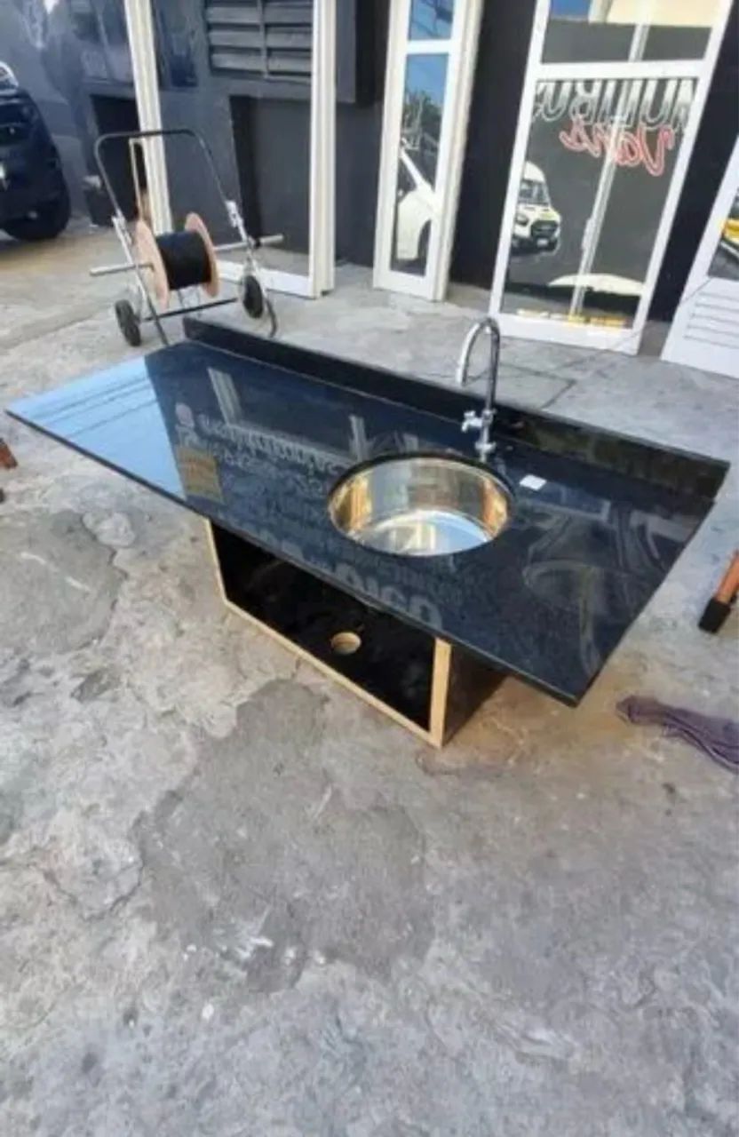 Pia Gourmet são gabriel cuba inox redonda