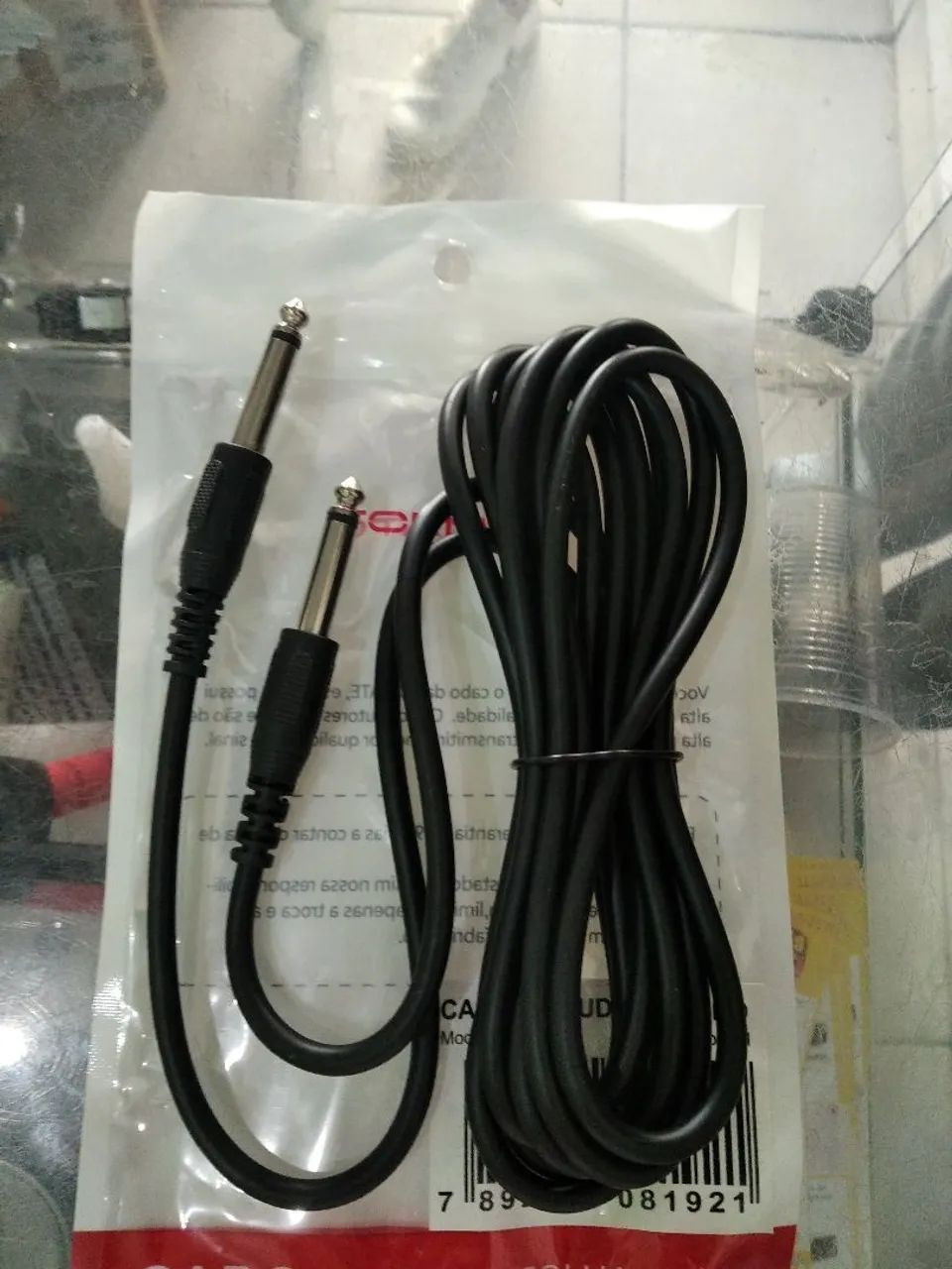 Cabo P10 Macho+P10 Macho 3M