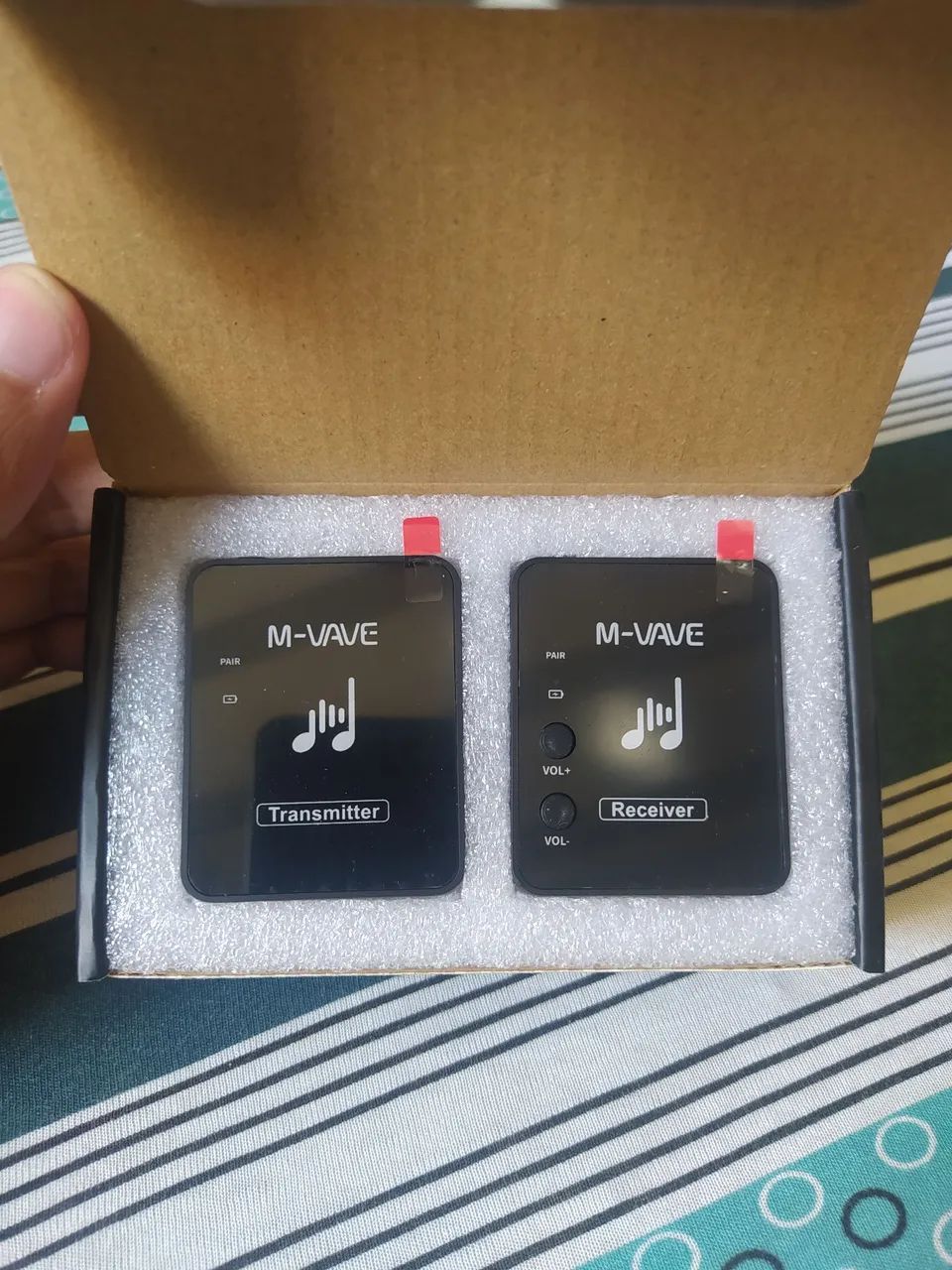 TRANSMISSOR E RECEPTOR MVAVE LACRADO - MELHOR VALOR  - Foto 5
