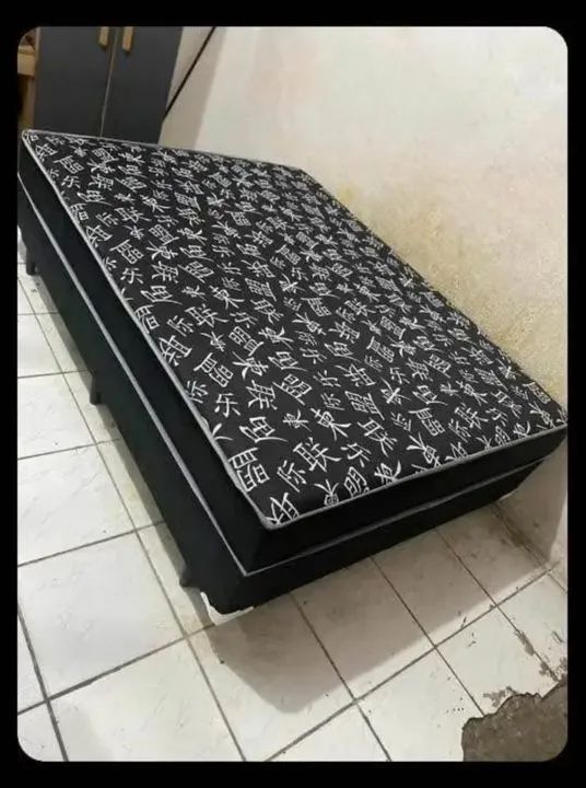 Double Box Bed with Orthopedic Mattress, Free Shipping