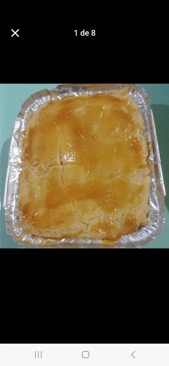   Empadão de frango na marmitinha  A partir de 10 unidades