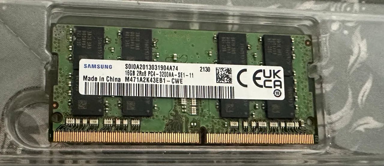 16GB Notebook Memory64739260157443120