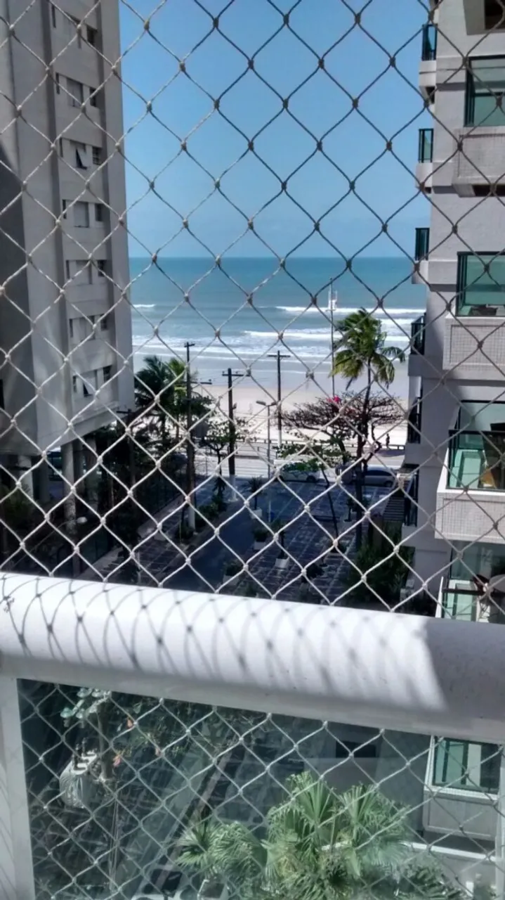 Apartamento Guarujá Pitangueiras Temporada Vista ao Mar, 4 quartos