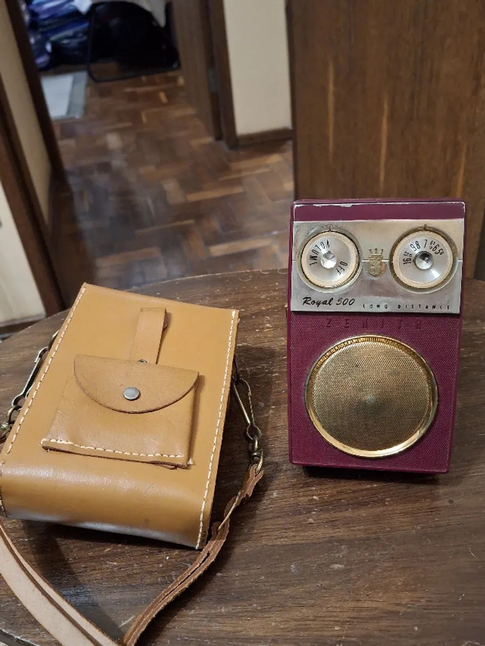 RÁDIO PORTÁTIL ZENITH CORUJINHA - PARA COLECIONADORES (RARO)