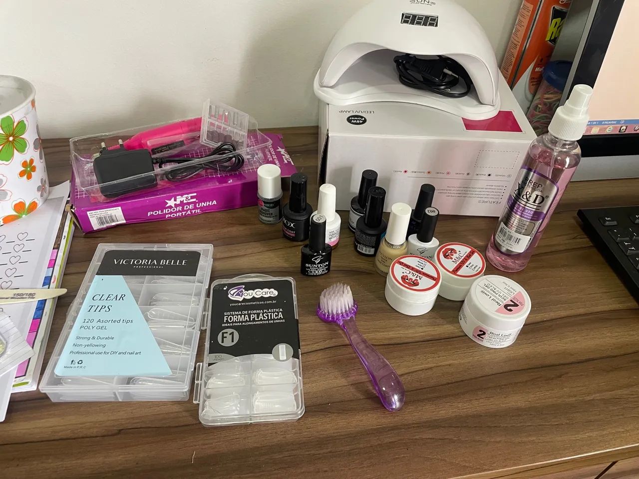 Kit iniciante alongamento unha em gel  - Foto 2