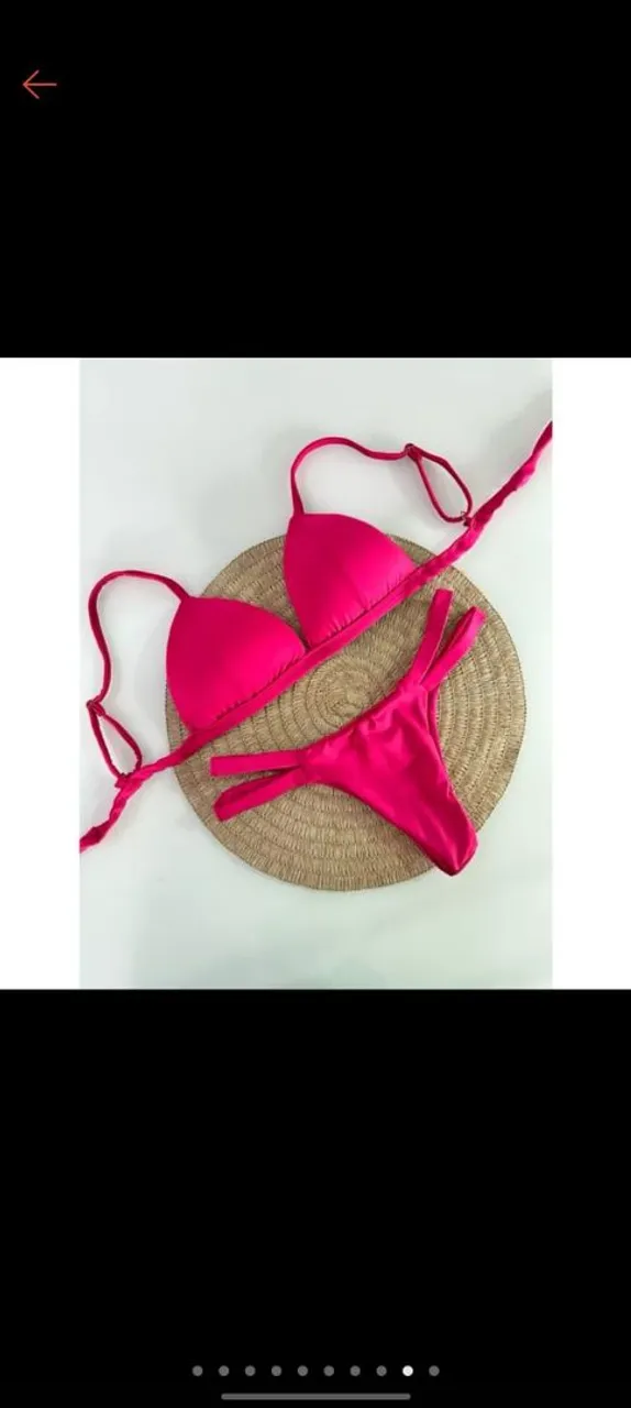 Biquíni Rosa Vibrante