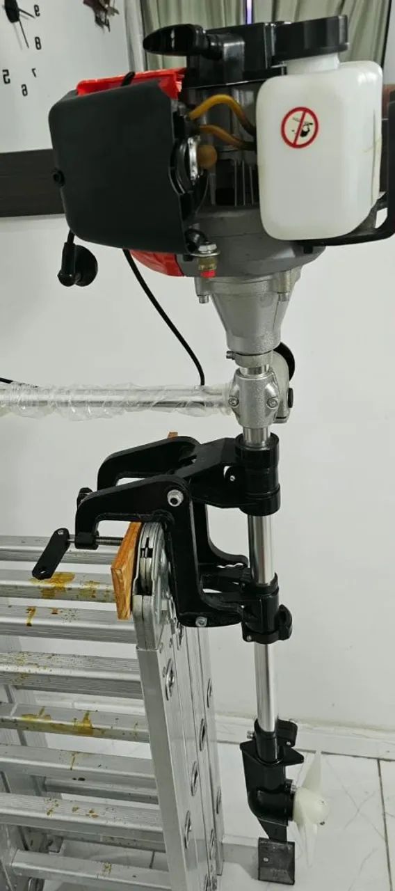 ? MOTOR DE POPA 52CC - NOVO, NUNCA USADO! ? - Foto 3