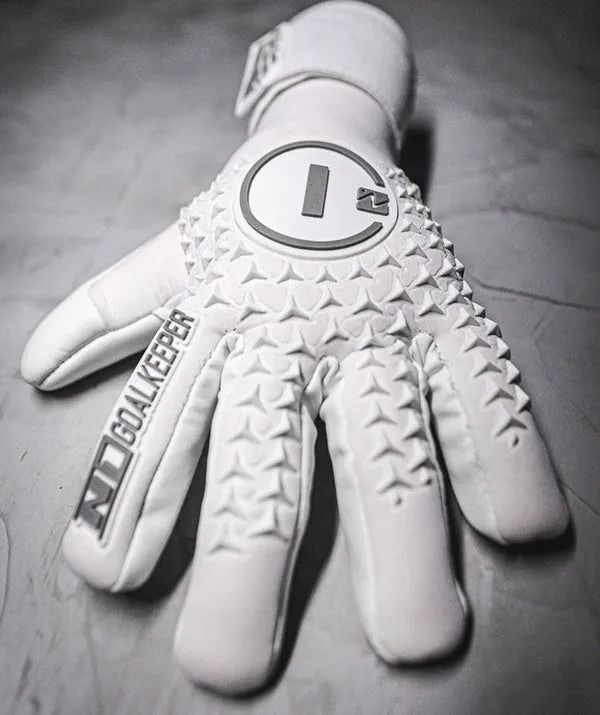 Luvas de Goleiro N1 Scorpius 2.0 - Branca - Tamanho 10 - Foto 3