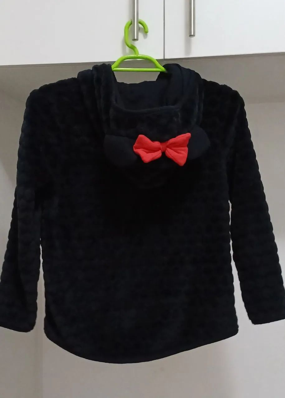 Casaco de inverno infantil com capuz - Foto 2