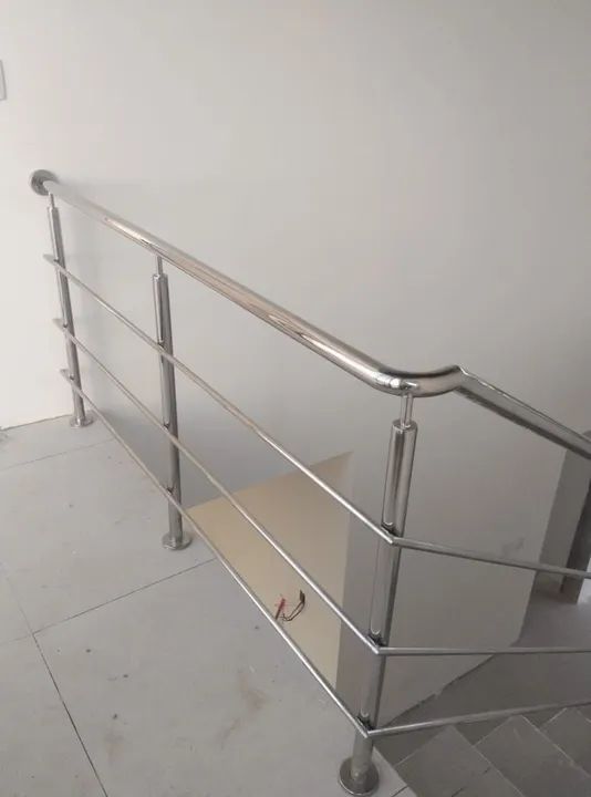 Corrimão em aço inox para área externa