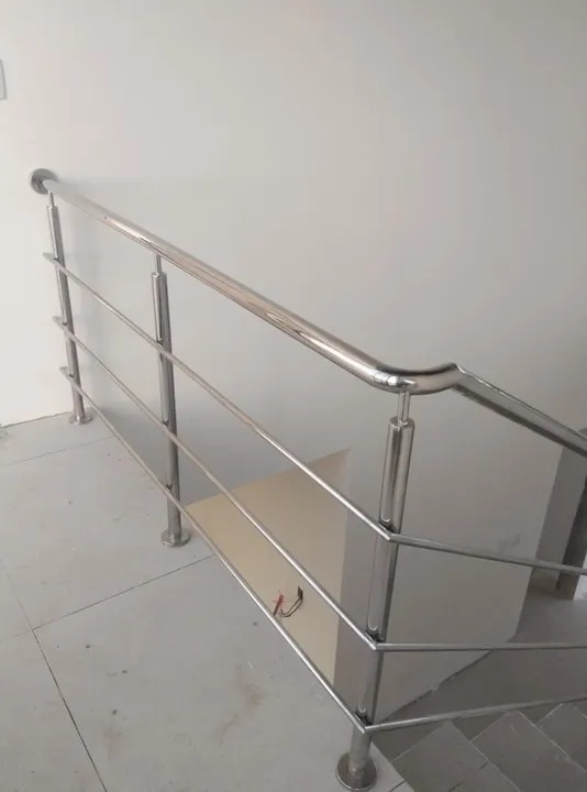 Corrimão em aço inox para área externa