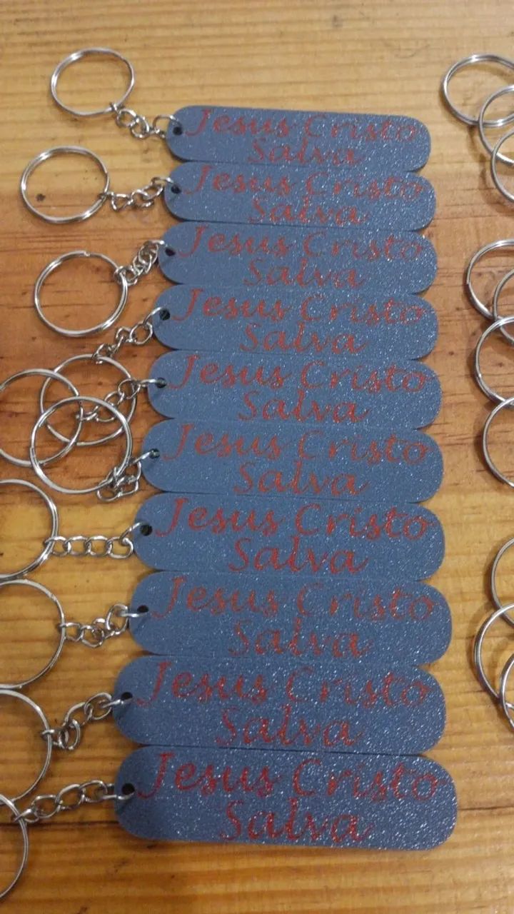 Chaveiros personalizados Marca ou nome - Foto 2