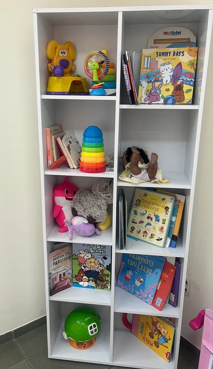 Conjunto de Móveis para Escritório - Mesa em L + Móvel Nichos + Armário Multiuso - Foto 2