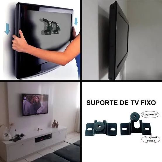 Suporte Fixo de Tv mais Instalação