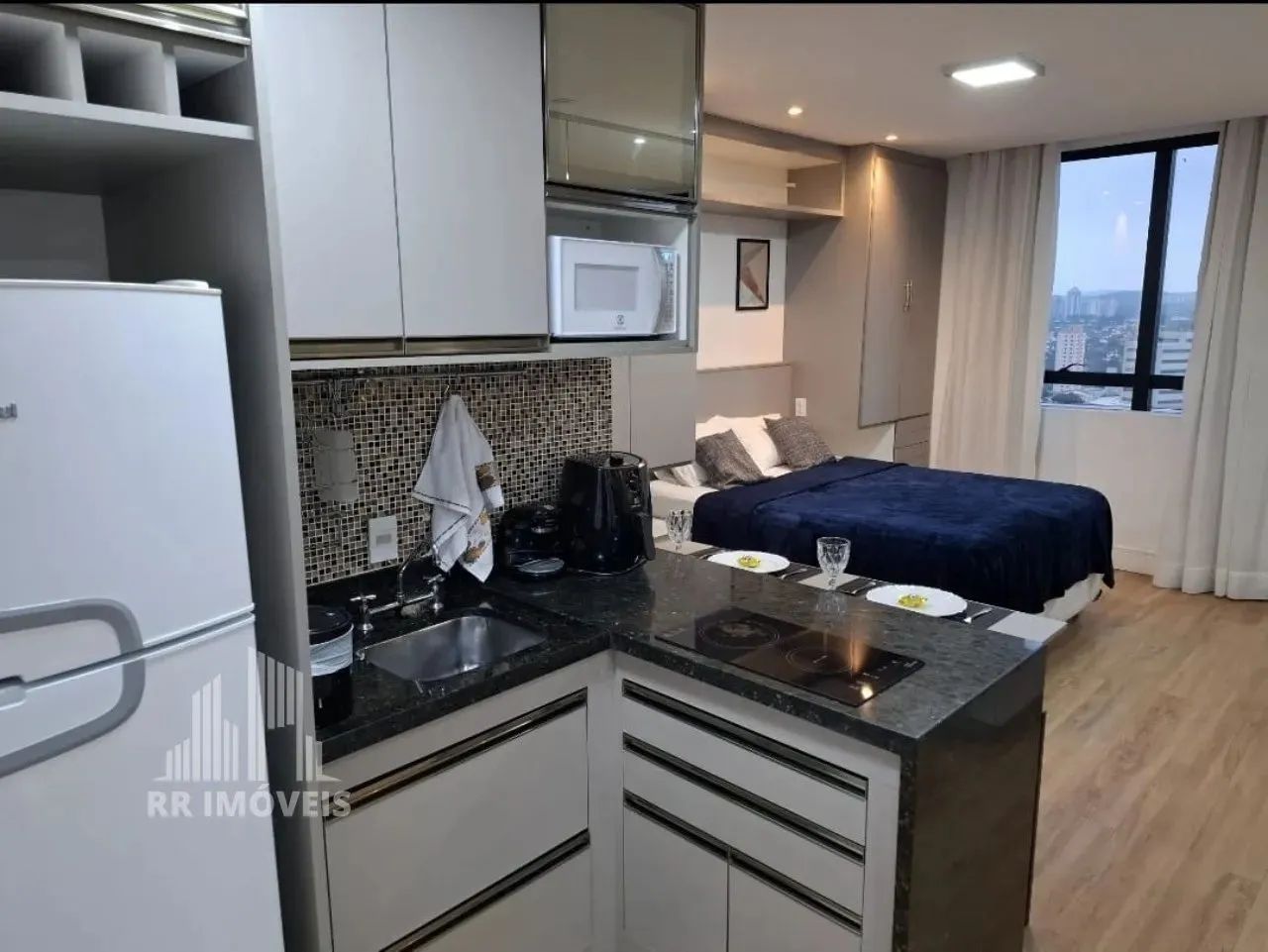 RR8492 Studio MOBILIADO 26m² CONDOMÍNIO SELENITA RESIDENCE LONG STAY - OPORTUNIDADE - 1 Do - Foto 2