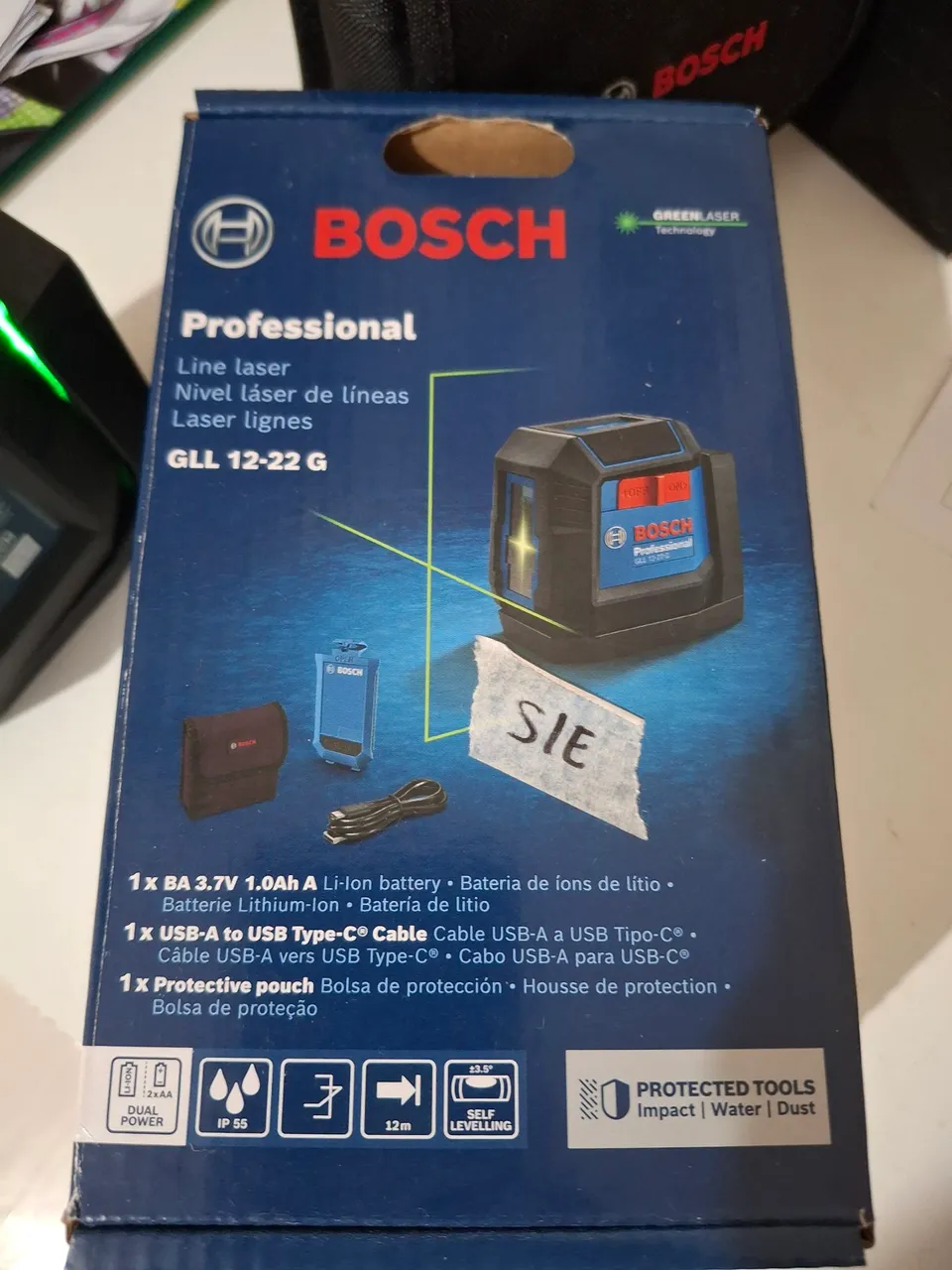 Nível Laser Bosch GLL 12-22 G - Profissional