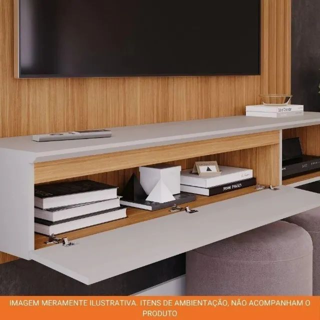 "Home Panamá Plus: Modernidade e Funcionalidade para TVs de até 60? em 100% MDF" - Foto 2