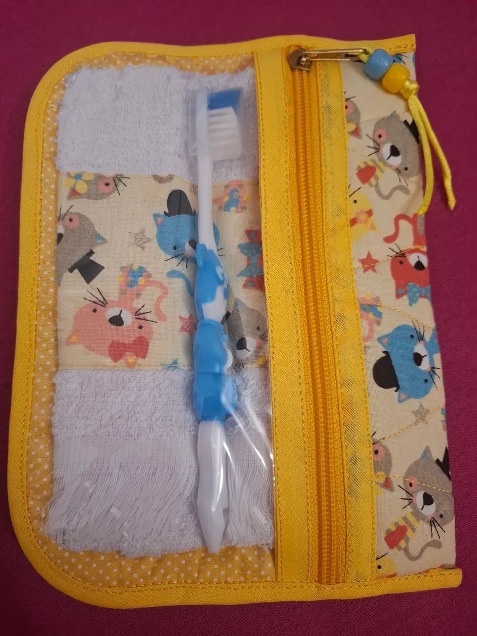 Necessaire para higiene bucal infantil - kit de escavação  - Foto 4