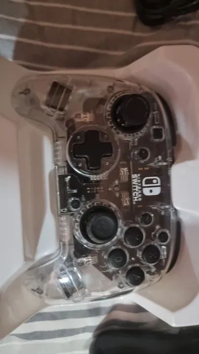 Vendo controle Pro e Afterglow para Nintendo Switch  - Foto 2