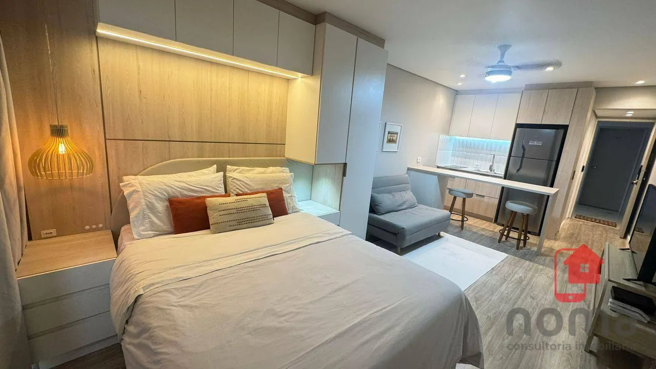 Studio Mobiliado para Locação no Centro Cívico