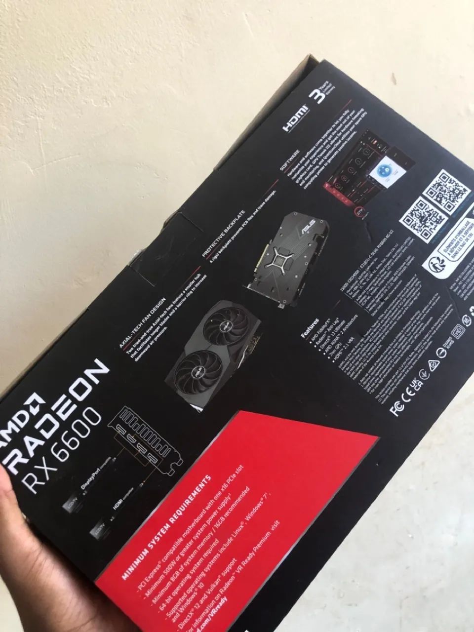 Placa de Vídeo ASUS Radeon RX 6600 Dual - Foto 2