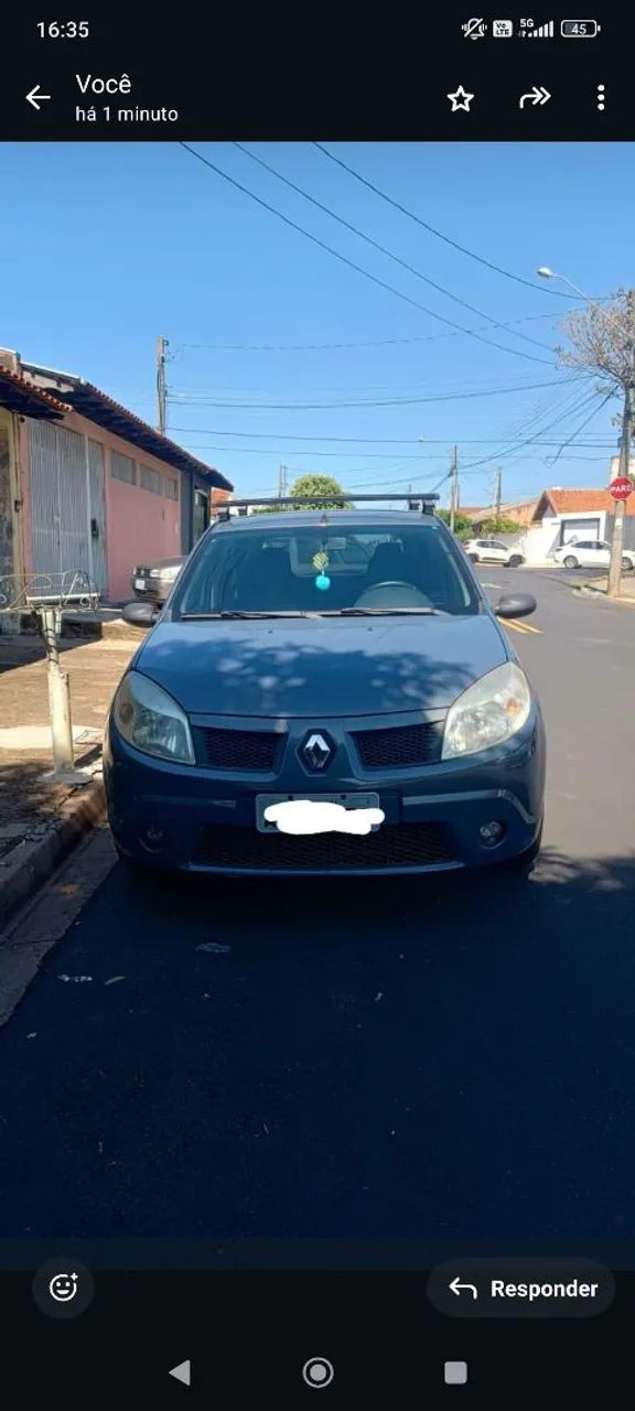 Vendo Sandero 2009 1.0 16v Hiflex 