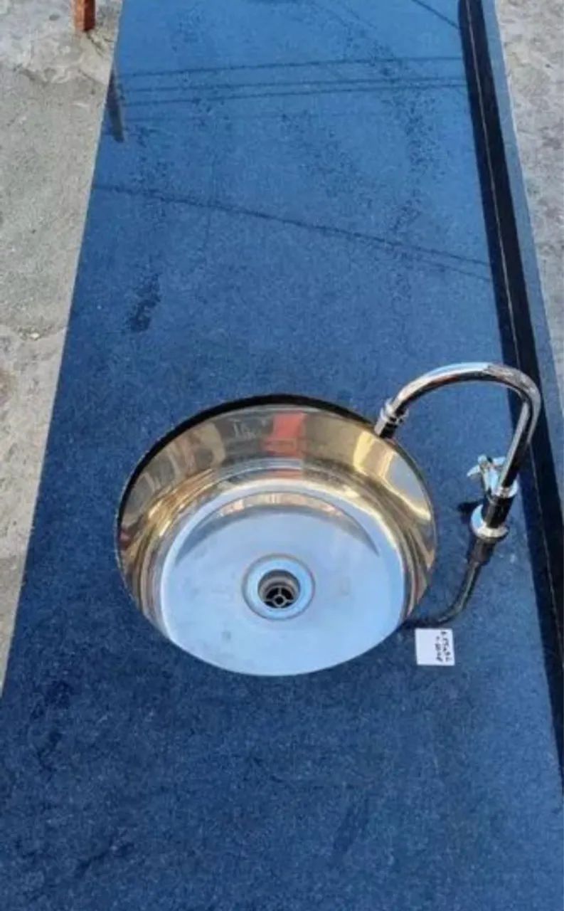 Pia Gourmet são gabriel cuba inox redonda - Foto 3