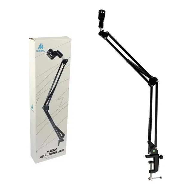 Suporte para Microfone de Mesa Maono AU-B01 Braço Articulado - WZetta - Foto 2