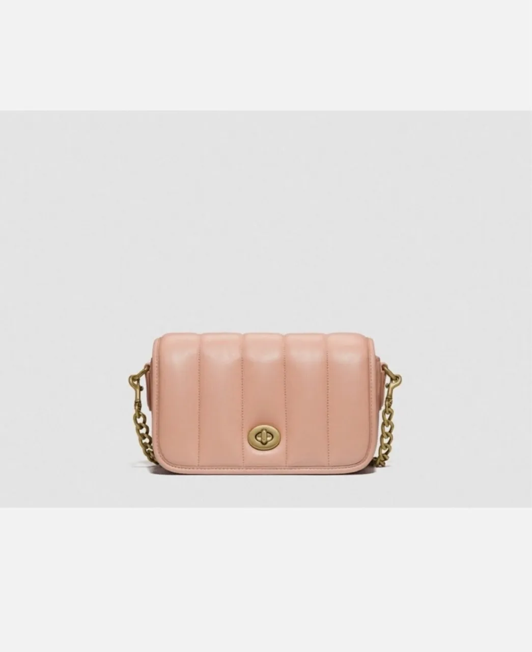 Bolsa Dinky 18 Quilties Coach - Nude