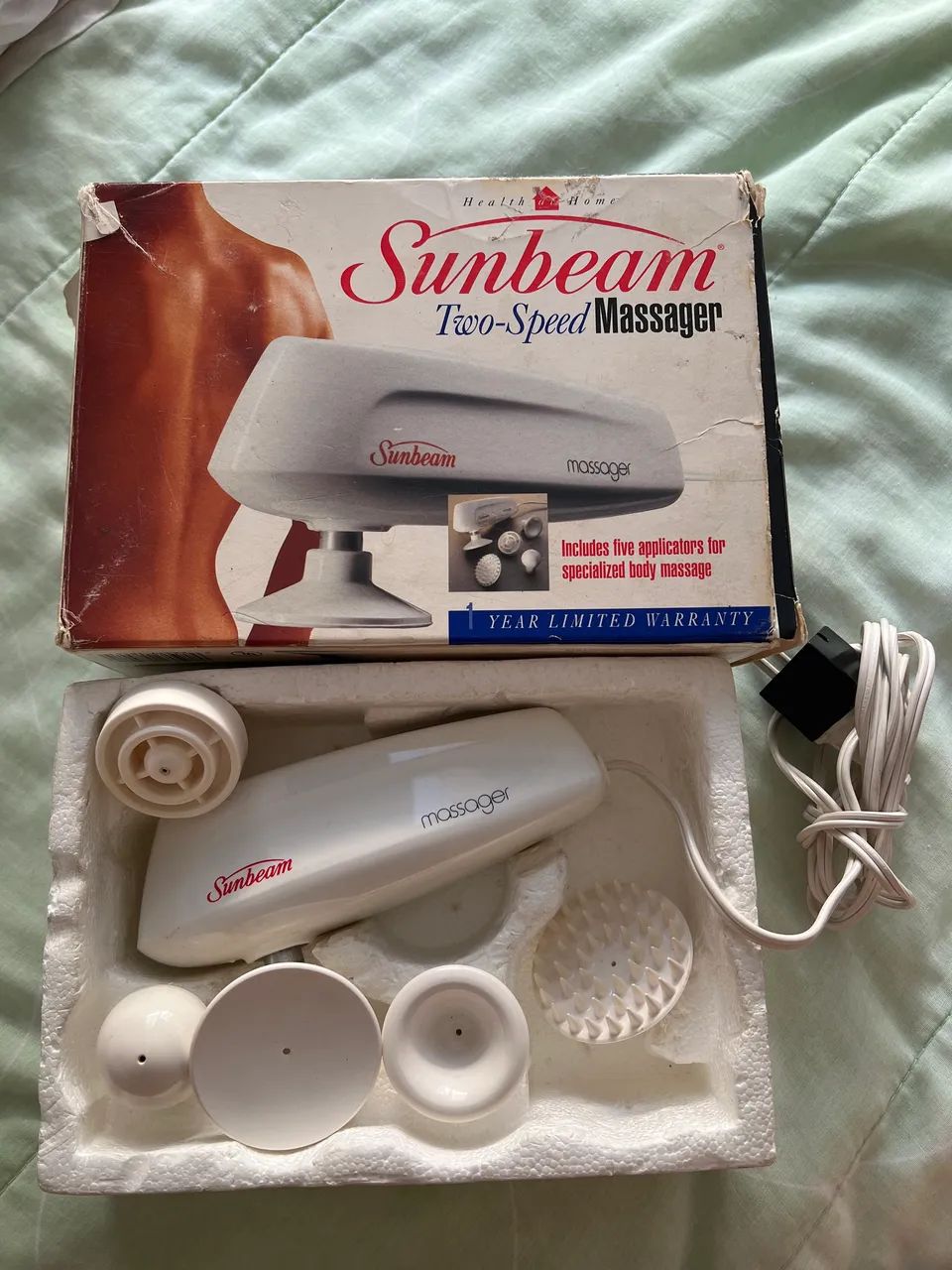 MASSAGEADOR SUNBEAN OSTER DUAS VELOCIDADES