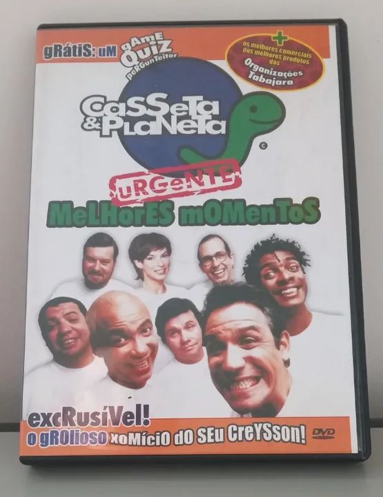 DVD Casseta e Planeta Urgente