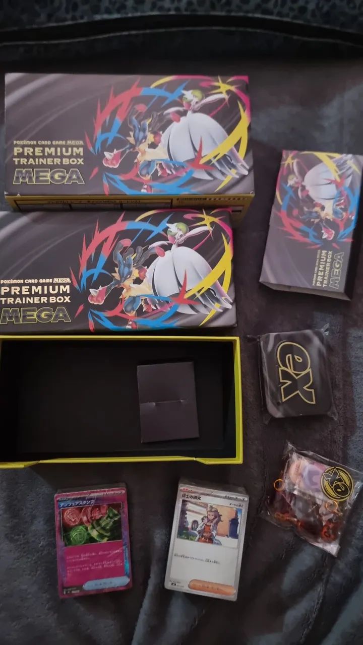 Box TCG Pokemon Mega Premium Japones - Foto 3