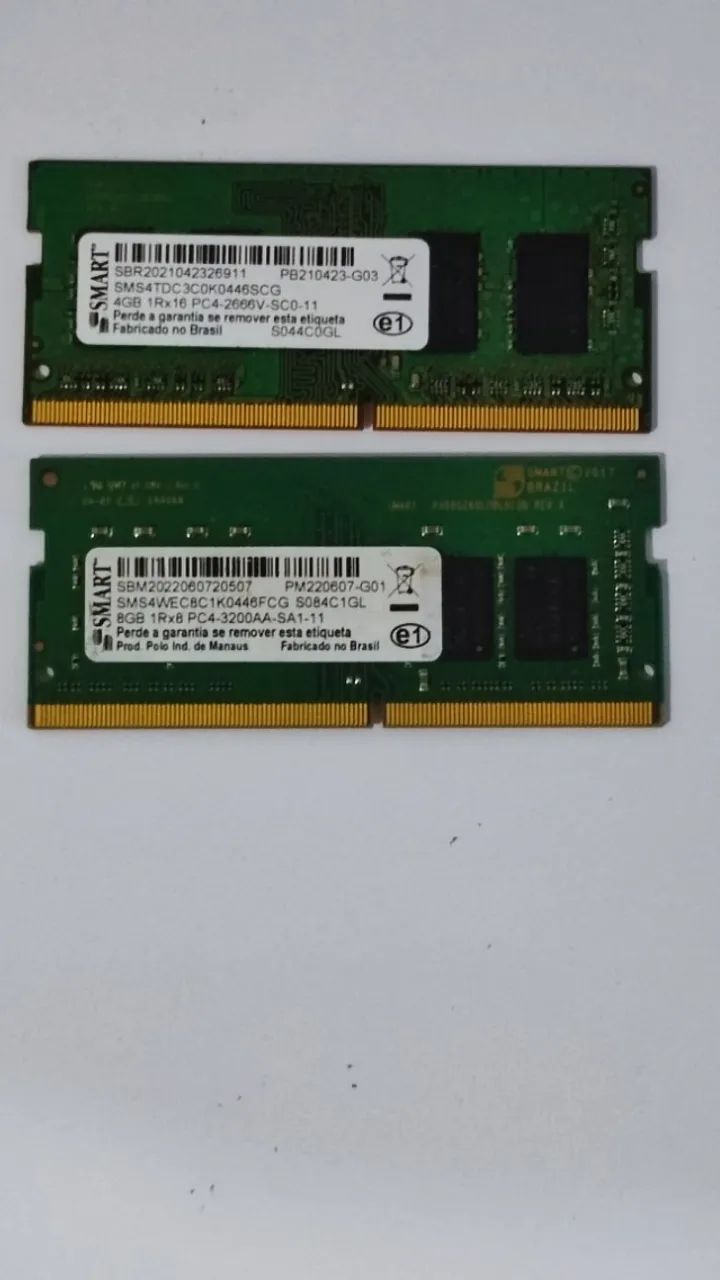 Memória Para Notebook Smart Ddr4