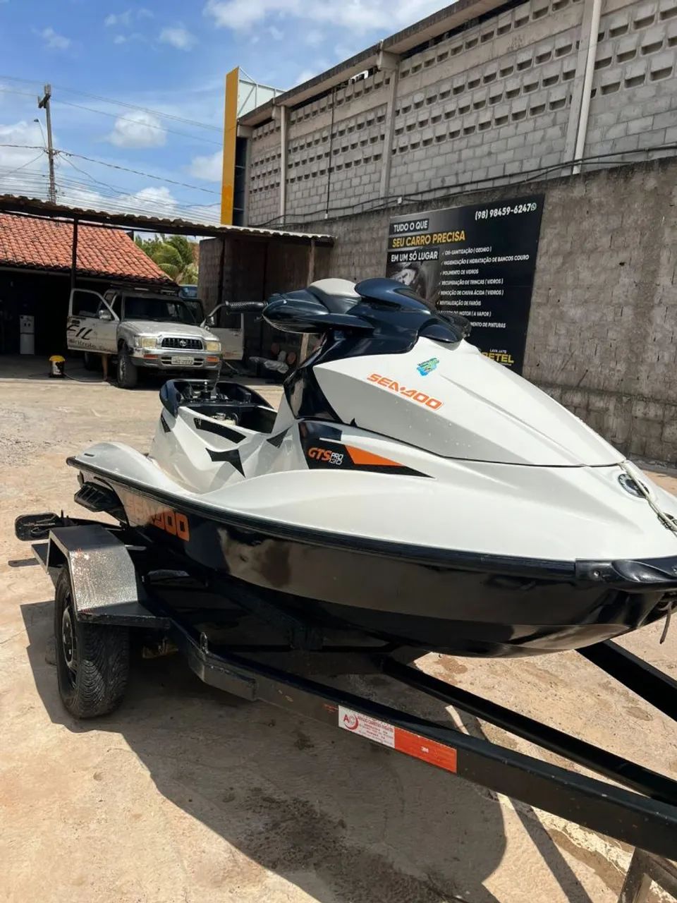 JET SEADOO 130 GTS PRO + CARRETINHA - Foto 3