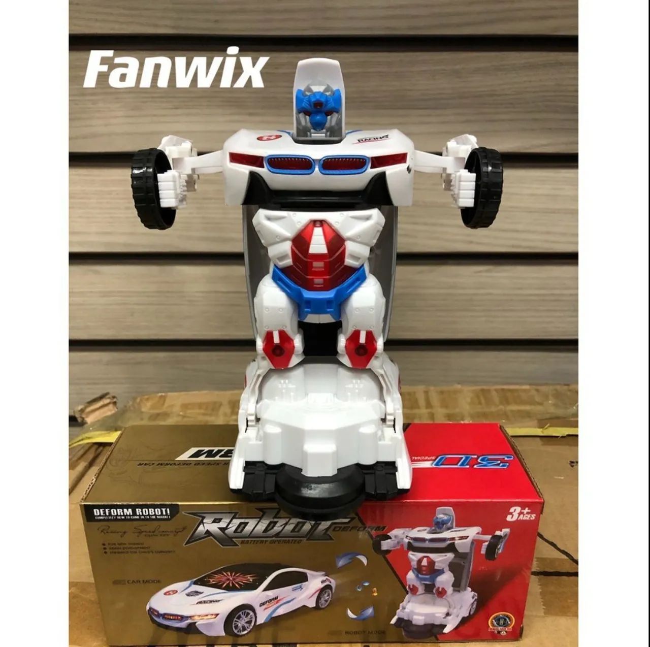 Carrinho de brinquedo Transformers bate e volta - Foto 3