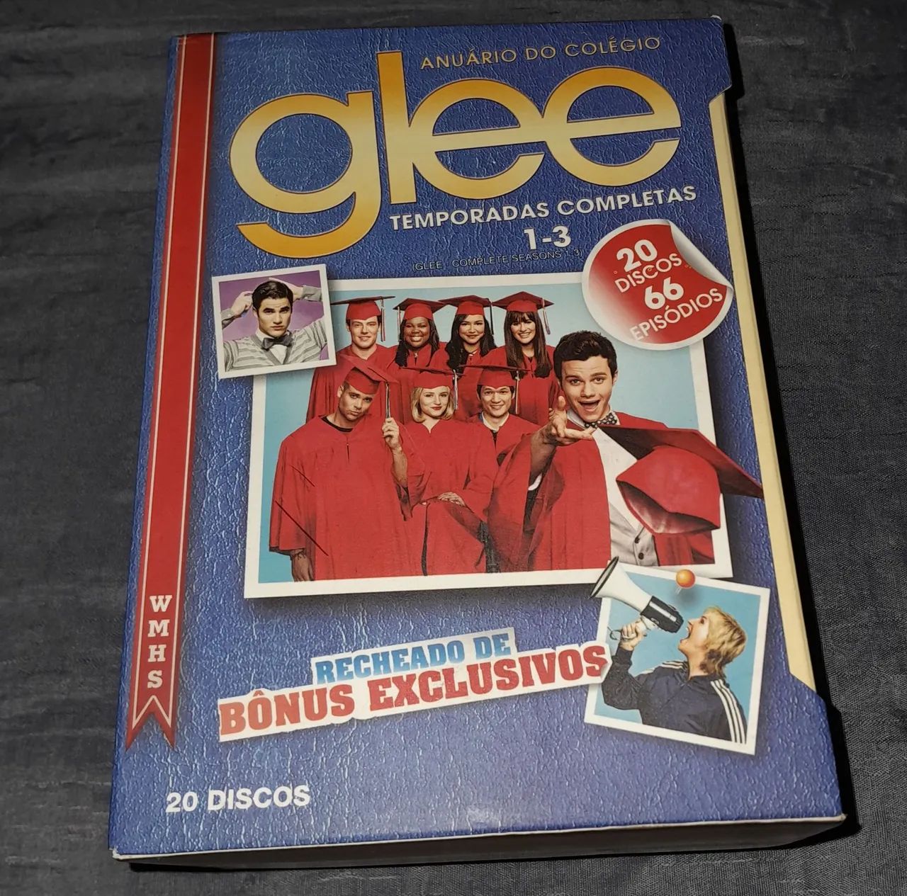 Box dvds Glee 